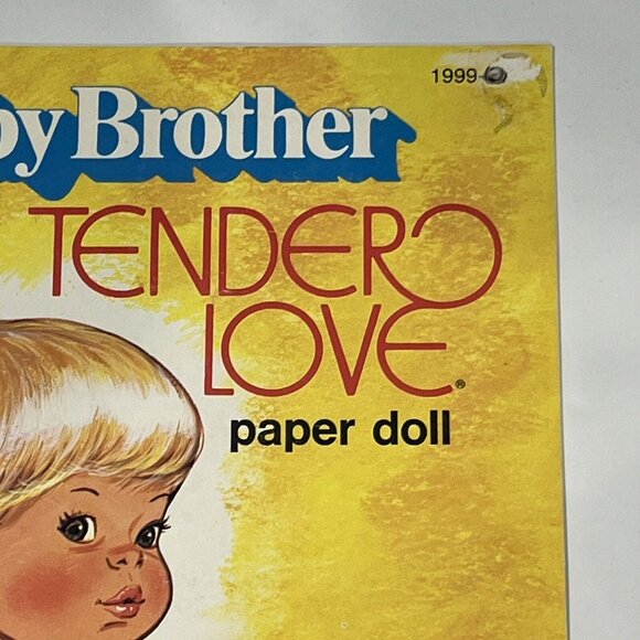 Vintage 1977 Mattel Baby Brother Tender Love Paper Doll Book Uncut Whitman - Picture 2 of 15